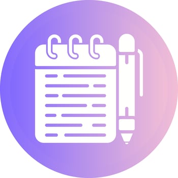 Memo pad Vector Icon