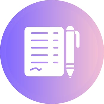 Document Signed Vector Icon