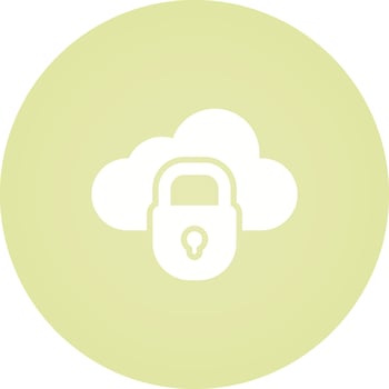 Private Cloud Vector Icon