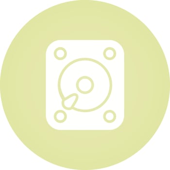 External Hard Drive Vector Icon