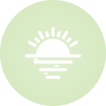 Sunset Vector Icon