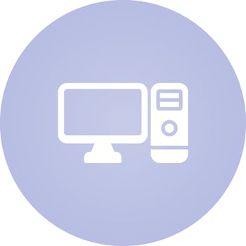 Computer Vector Icon