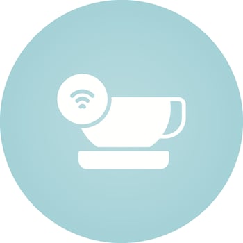 Smart Coffee Mug Vector Icon