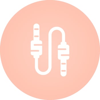 Audio Cable Vector Icon