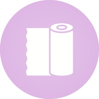 Plastic sheeting Vector Icon