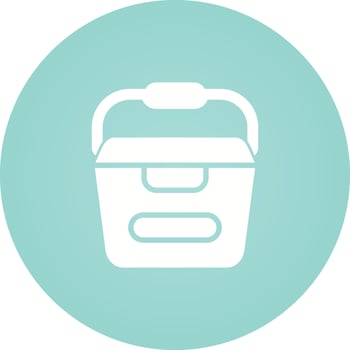 Portable water container Vector Icon