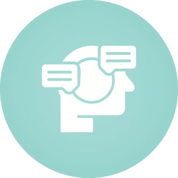 Natural Language Processin Vector Icon