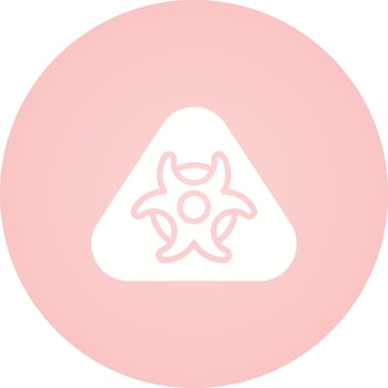Hazardous materials symbol Vector Icon