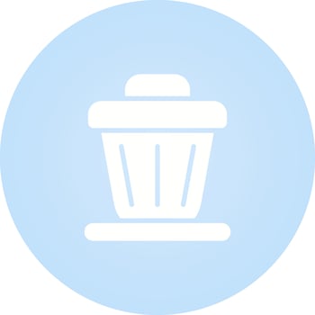 Trash bin Vector Icon
