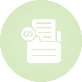 Document Insert Code Vector Icon