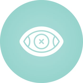 Eye Crossed Vector Icon