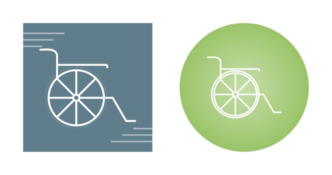 Wheelchair Vector Icon