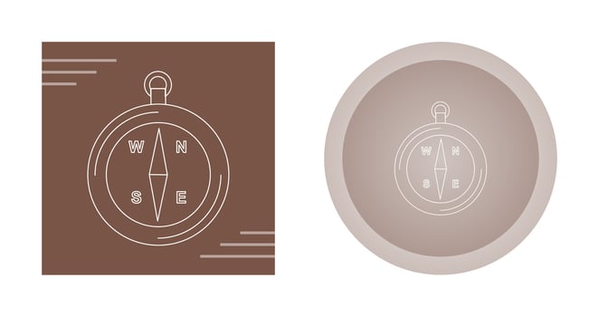 Compass Vector Icon