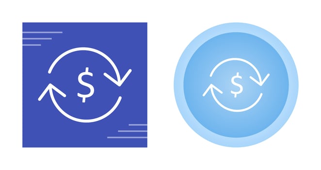 Currency exchange Vector Icon