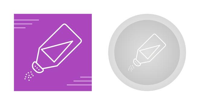 Salt bottle Vector Icon