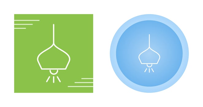 Overhead Light Vector Icon