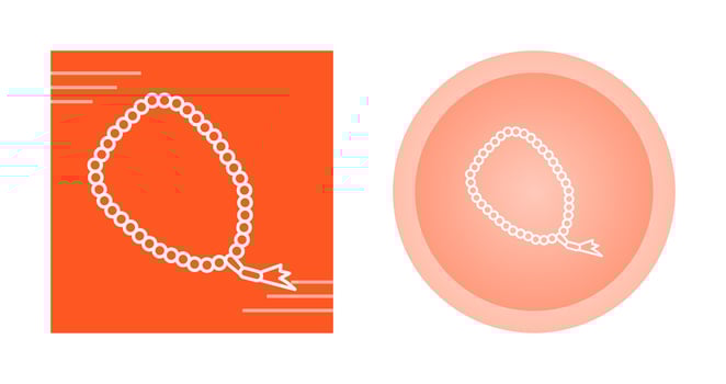 Prayer Beads Vector Icon