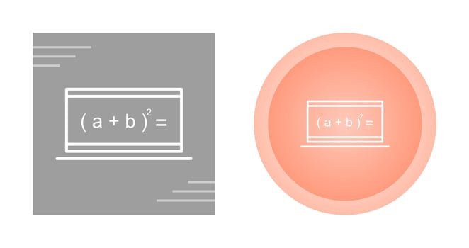 Online Formula Vector Icon