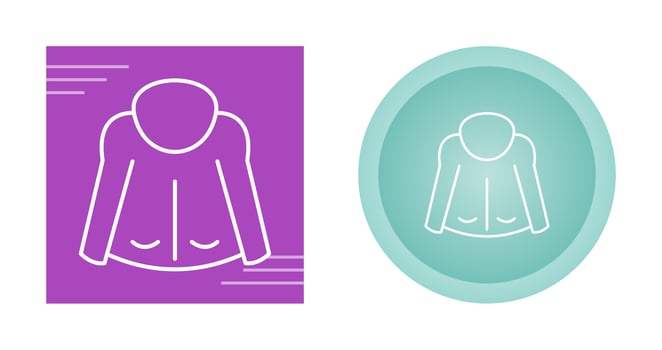 Warm jacket Vector Icon