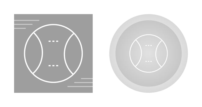 Softball Vector Icon