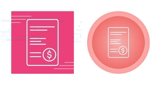 Invoices Vector Icon