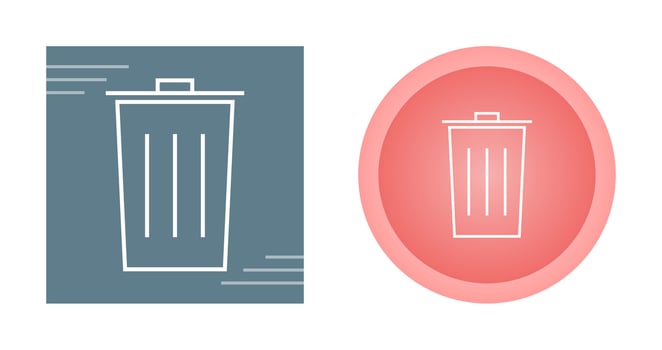 Trash Vector Icon