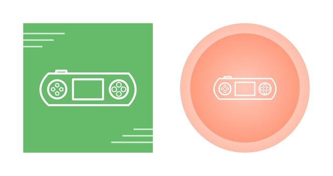 Gaming Console Vector Icon