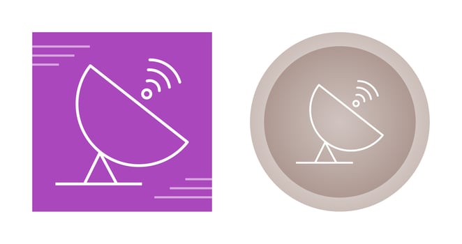 Satellite Vector Icon