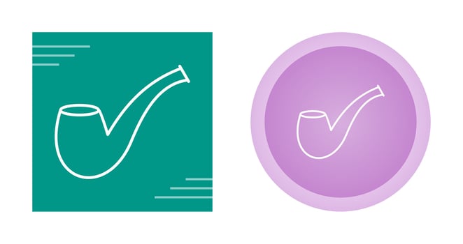 Smoking Pipe Vector Icon
