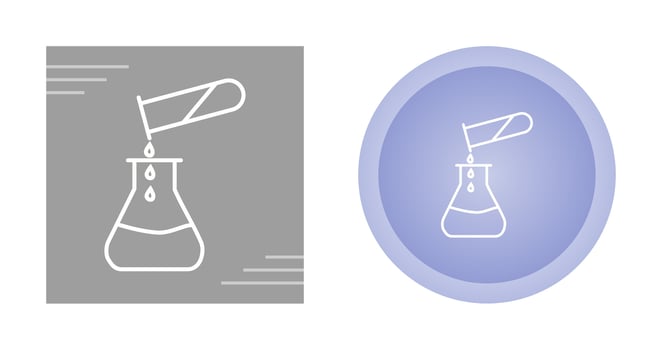 Pouring Chemical Vector Icon