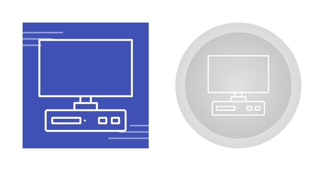 Desktop Vector Icon