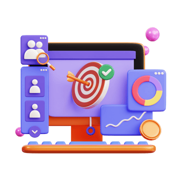 SEO Interface 3D Illustration png