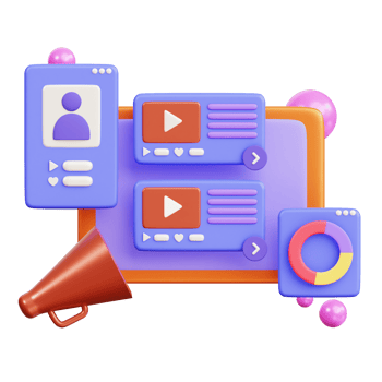 SEO Interface 3D Illustration png