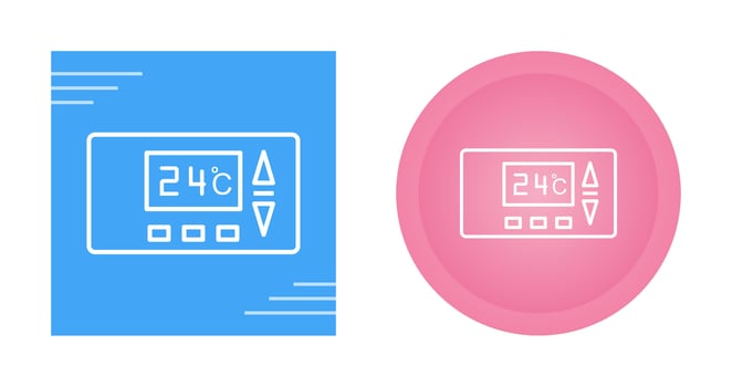 Thermostat Vector Icon
