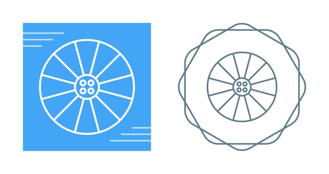 Wheel Vector Icon