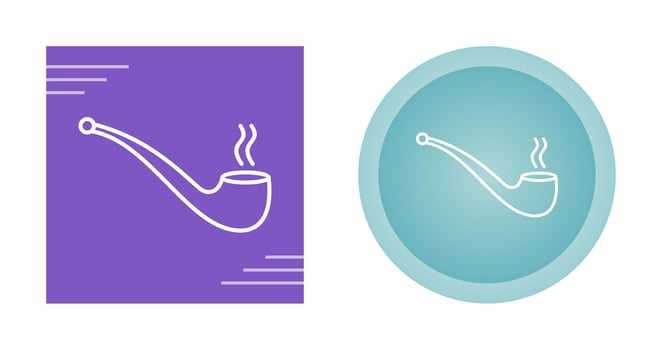 Smoking Pipe Vector Icon