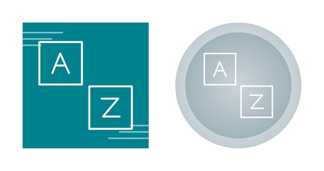 Alphabet Vector Icon