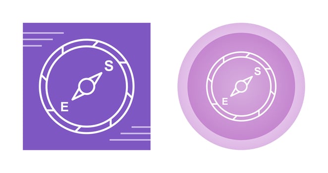 Compass Vector Icon