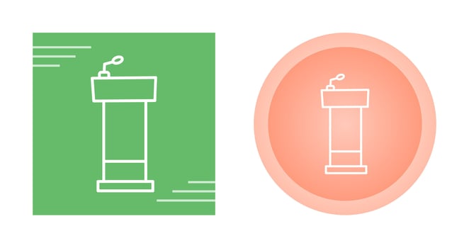 Podium Vector Icon