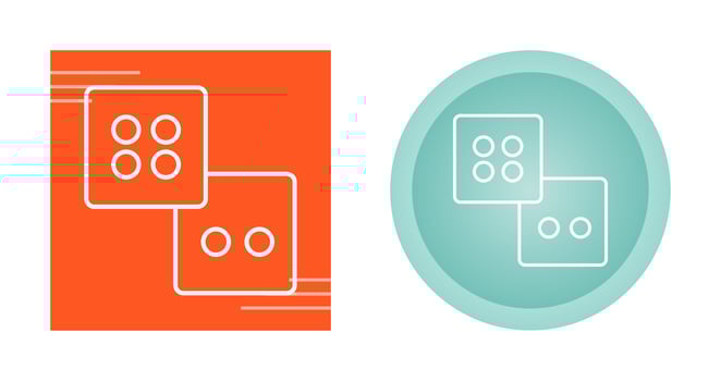 Dice Vector Icon