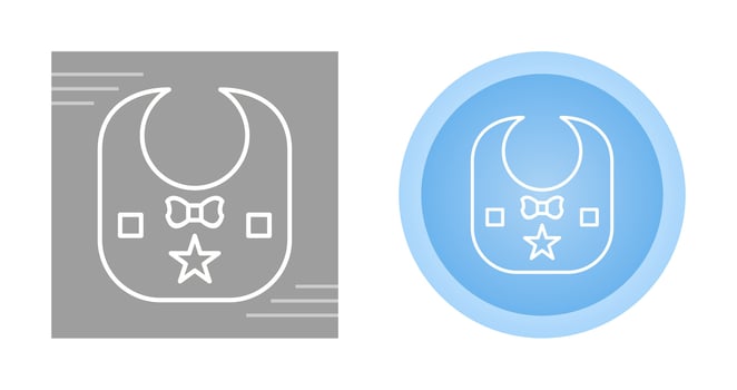 Baby Bib Vector Icon