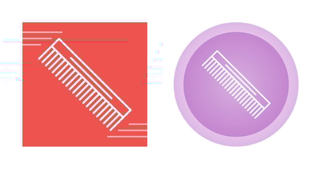 Comb Vector Icon