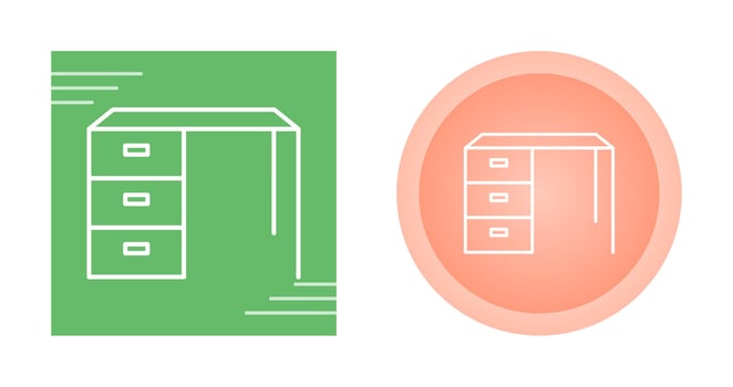 Working Table Vector Icon