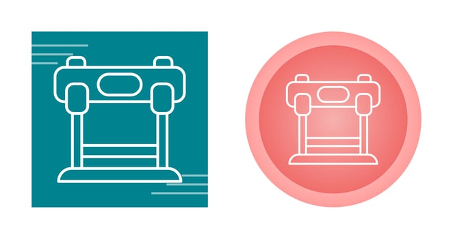 Hurdles Race Vector Icon