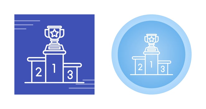 Podium Vector Icon