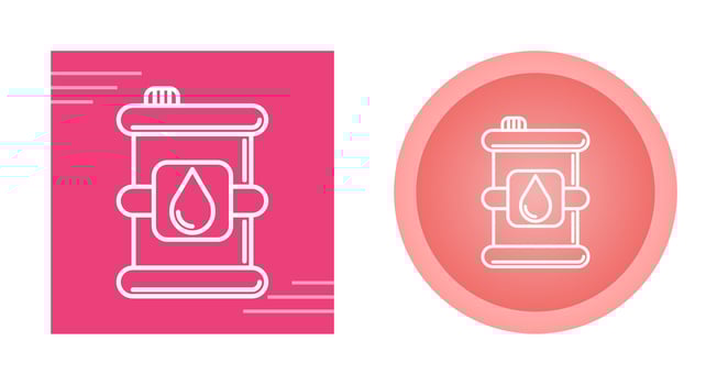 Oil Barrel Vector Icon