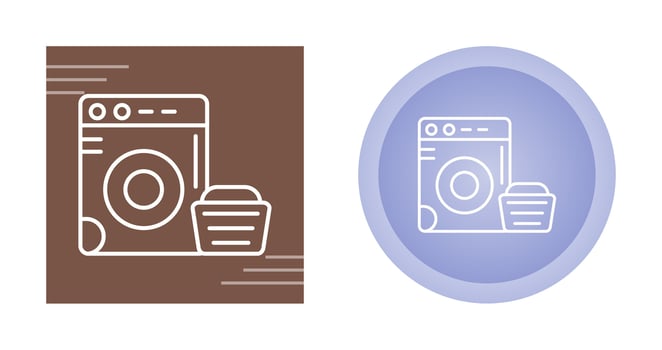 Washing Machine Vector Icon
