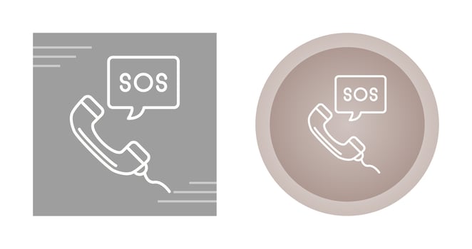 Emergency Call Vector Icon