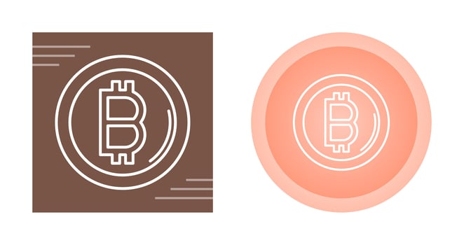 Bitcoin Vector Icon