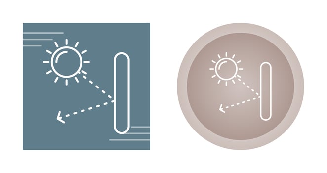 Specular Reflection Vector Icon